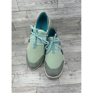 OluKai Miki Li Women's‎ Size 10 Lagoon/Charcoal Lace Up Sneakers Shoes